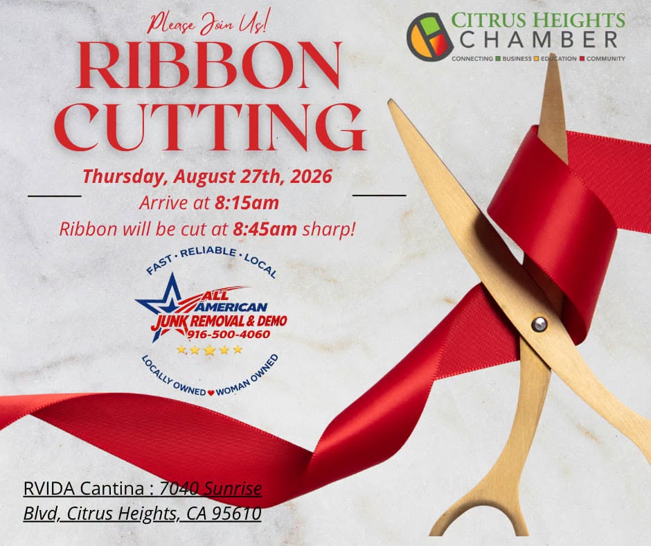 ALL AMERICAN CITRUS HEIGHTS RIBBON CUTTING!